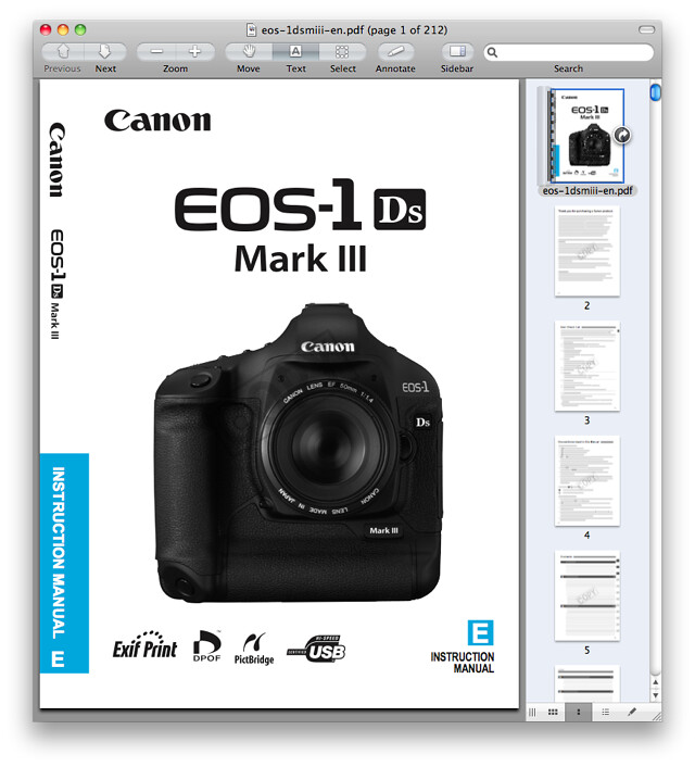 Canon eos-1ds mark ii manual